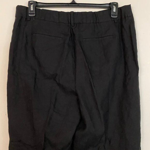 NEW Talbots Linen Straight Leg Crop Pants 14 - Picture 8 of 12